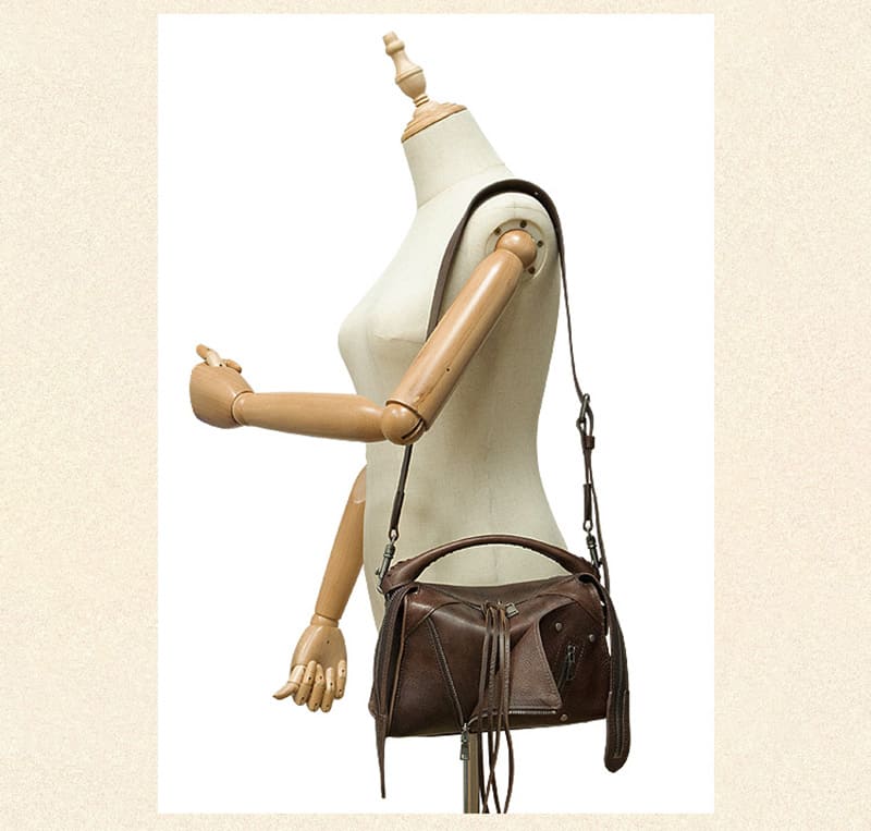damen umhängetasche leder klein