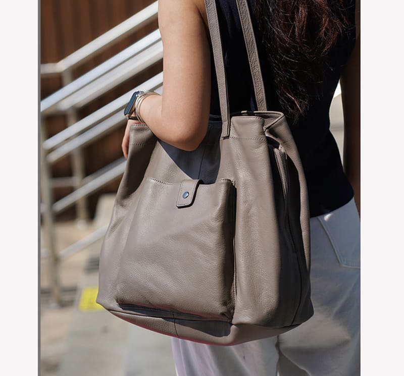 schultertasche leder damen