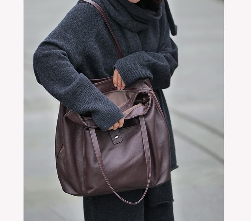 schultertasche leder vintage