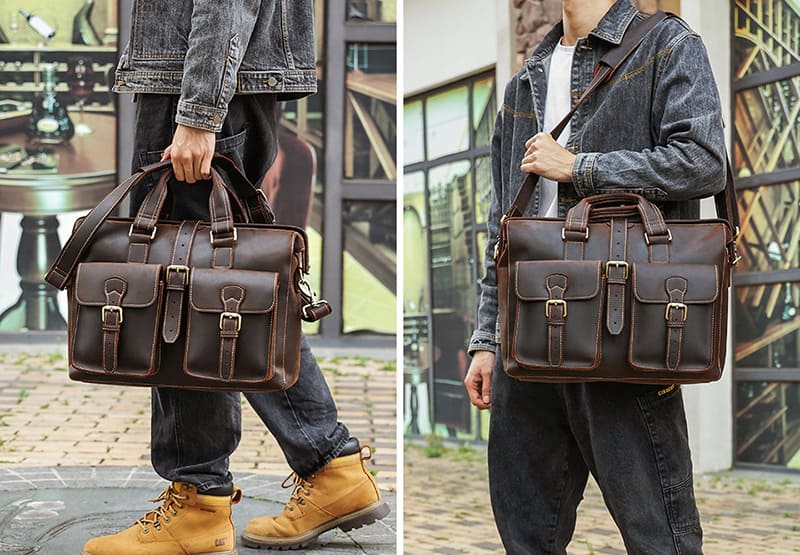 umhängetasche leder herren