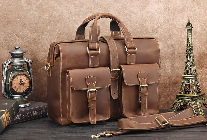aktentasche leder herren vintage