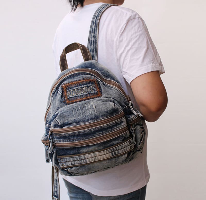 rucksack damen jeans