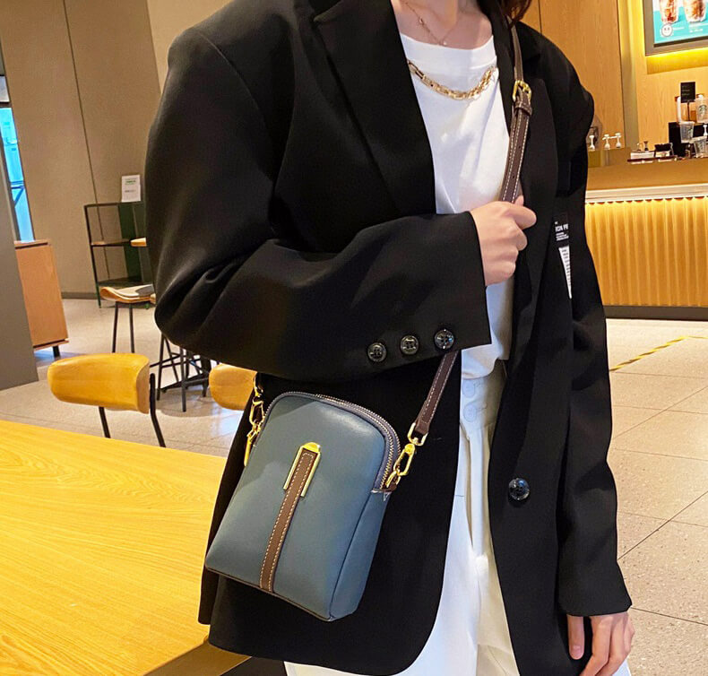 handytasche damen umhängen leder