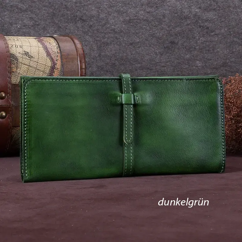 portemonnaie damen leder lang