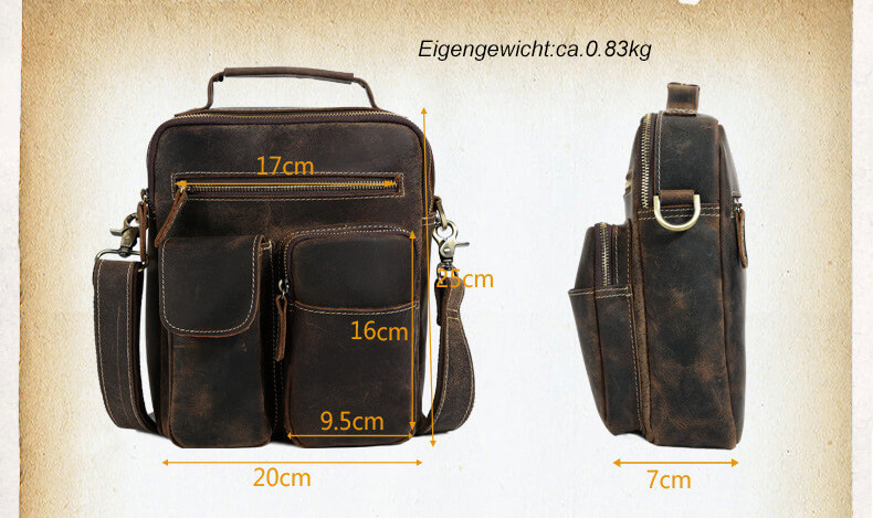 herrenhandtasche leder