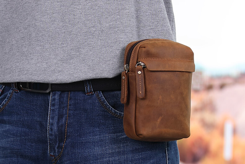 gürteltasche leder