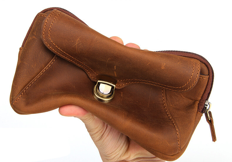 handy gürteltasche quer leder
