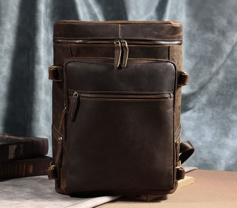 rucksack leder herren vintage
