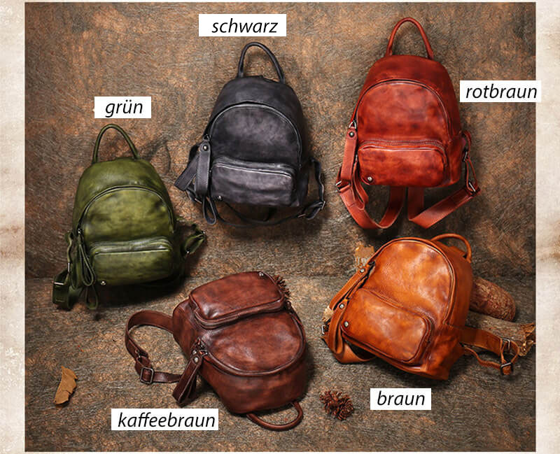 damen rucksack vintage