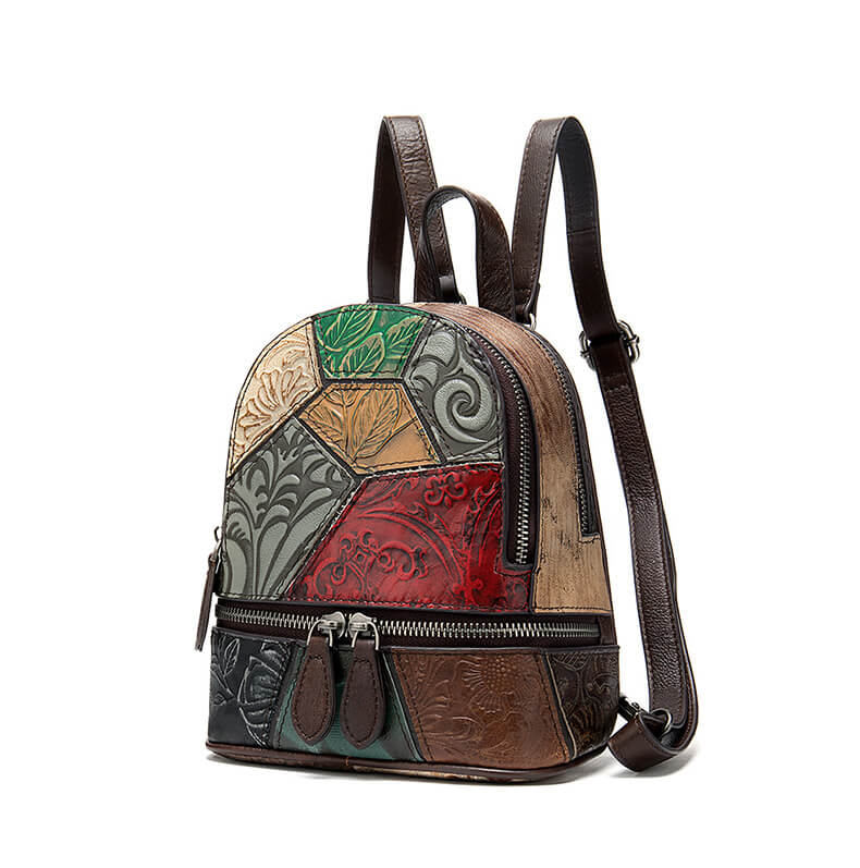 rucksack klein damen leder
