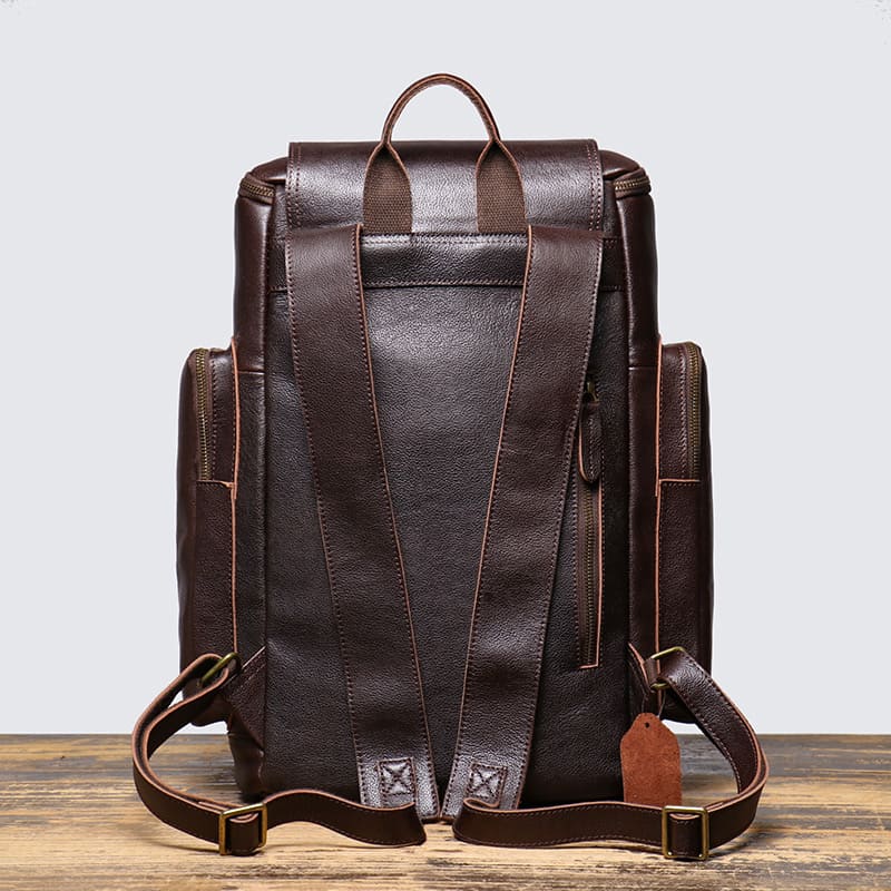 leder rucksack herren groß