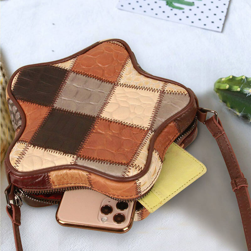 umhängetasche damen patchwork