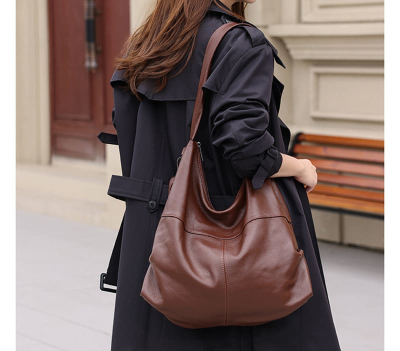 schultertasche damen groß leder