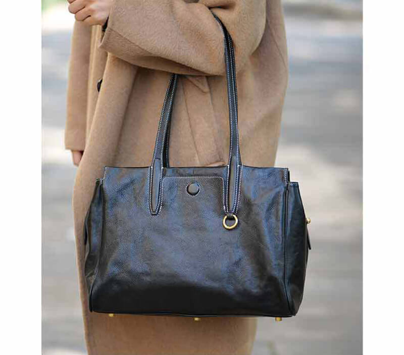 schultertasche damen leder groß