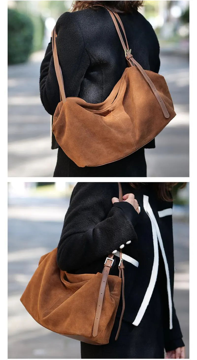 schultertasche leder damen