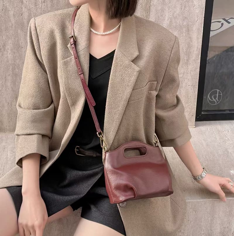 vintage leder handtaschen damen