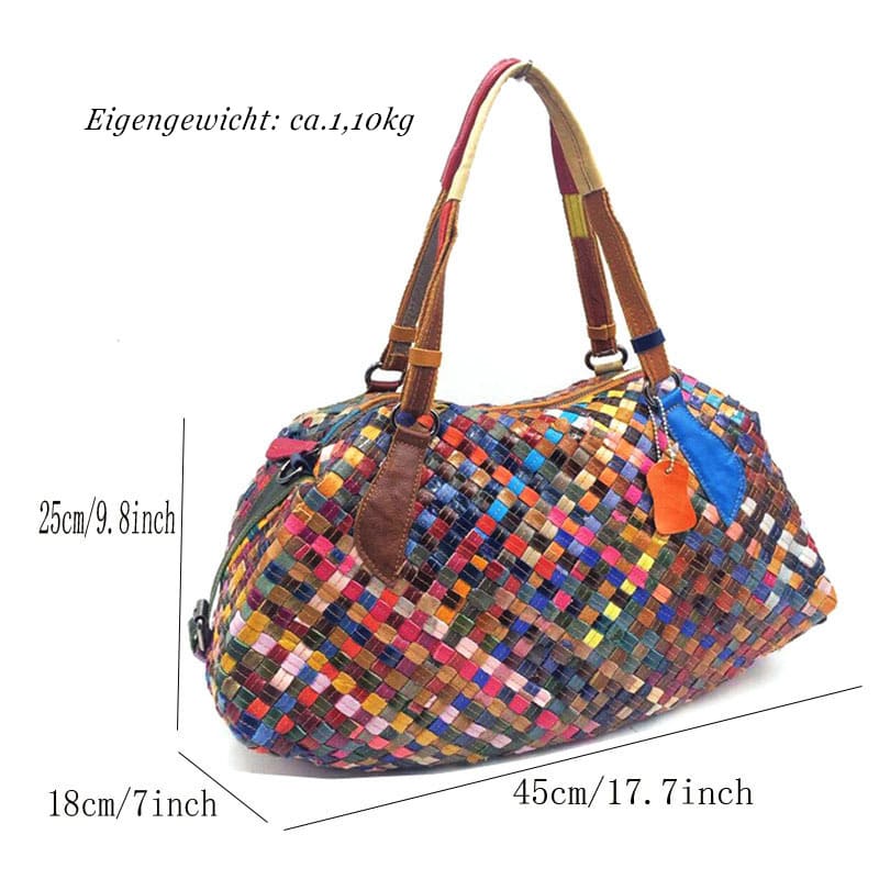 handtasche damen leder bunt