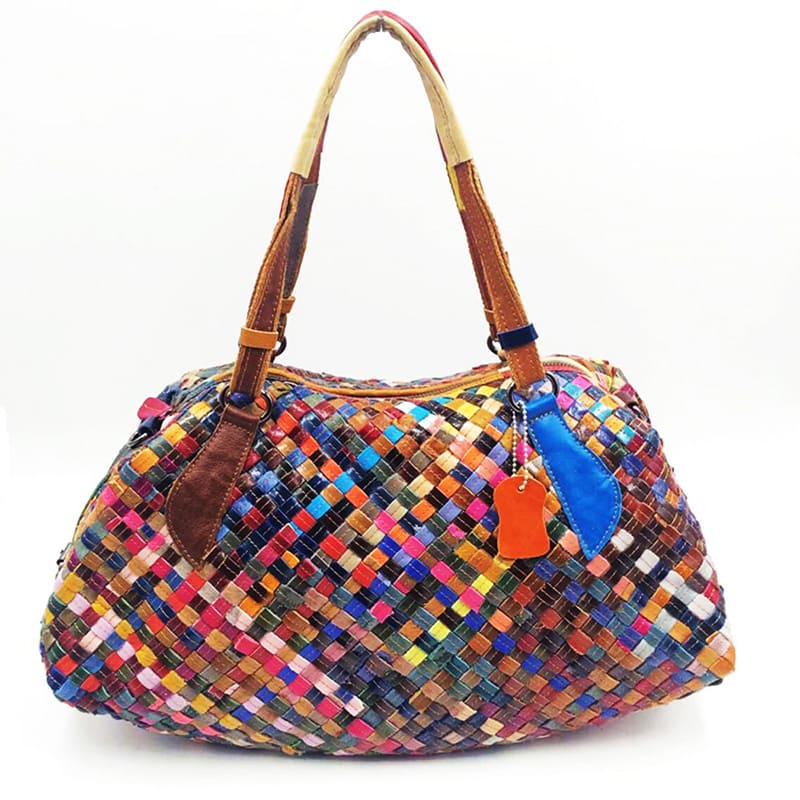 handtasche damen leder bunt