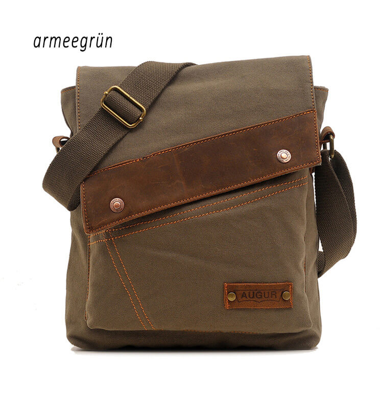 umhängetasche herren canvas