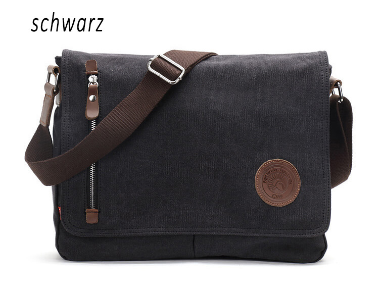 umhängetasche herren schwarz