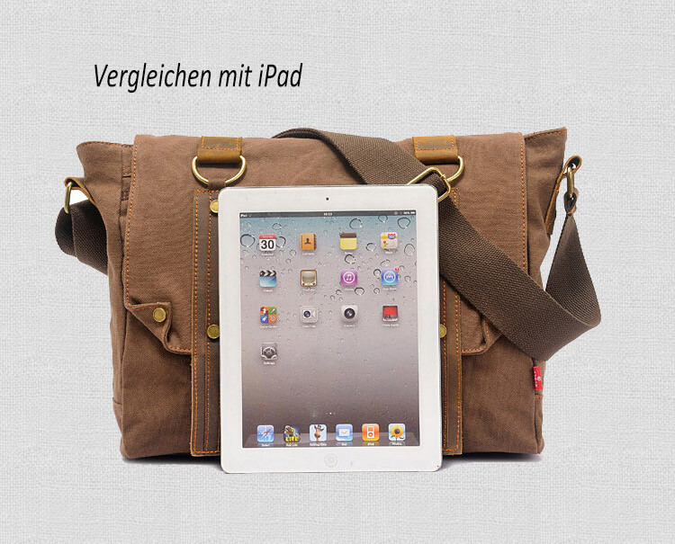 umhängetasche herren canvas