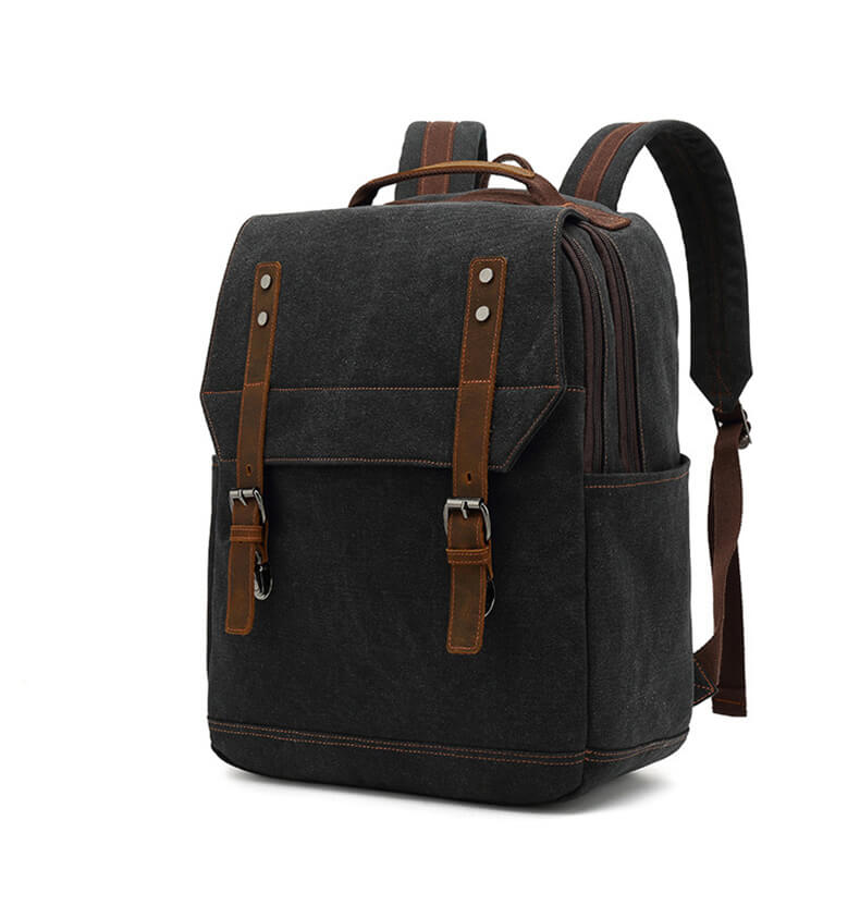 canvas rucksack laptop backpack