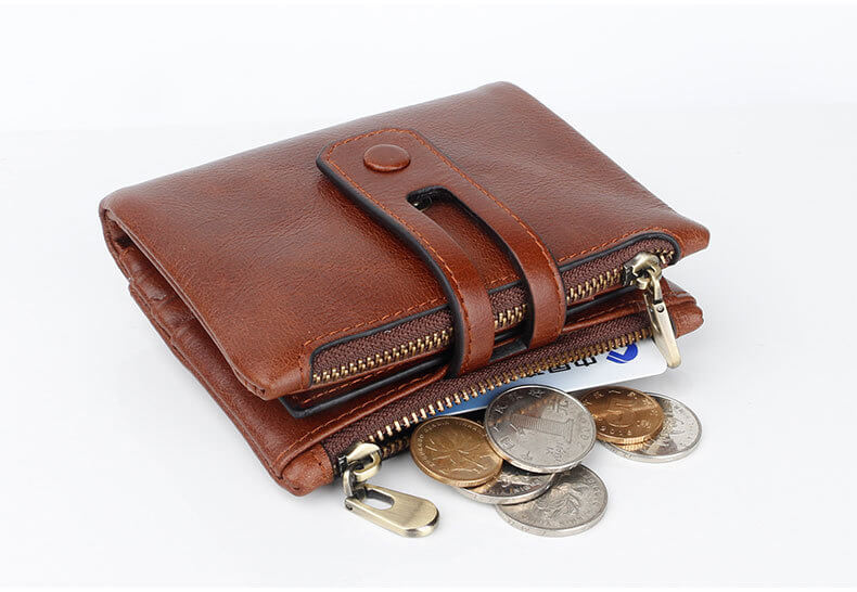 portemonnaie herren klein leder