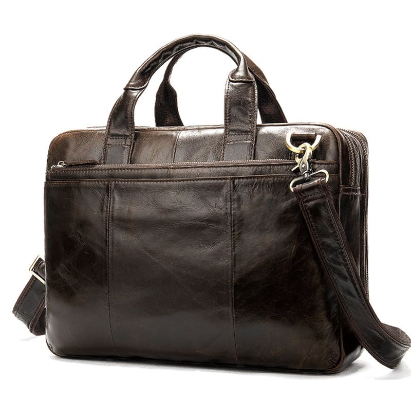 businesstasche herren leder braun