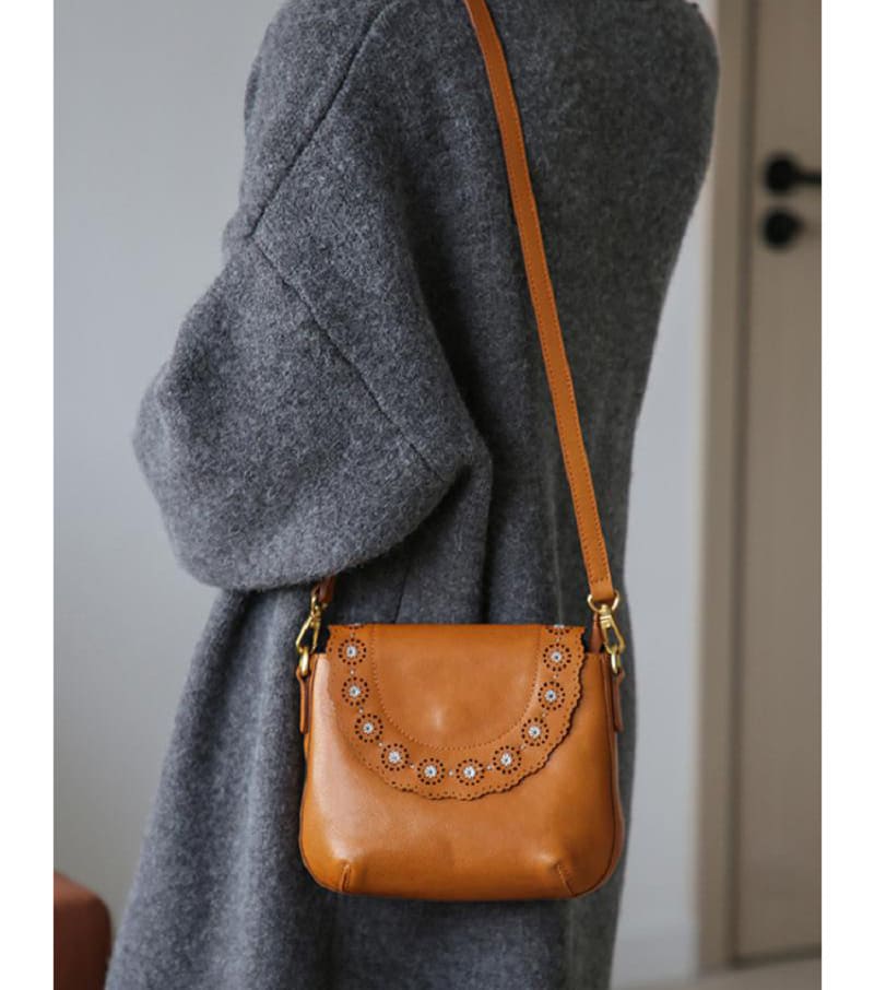 umhängetasche damen klein leder