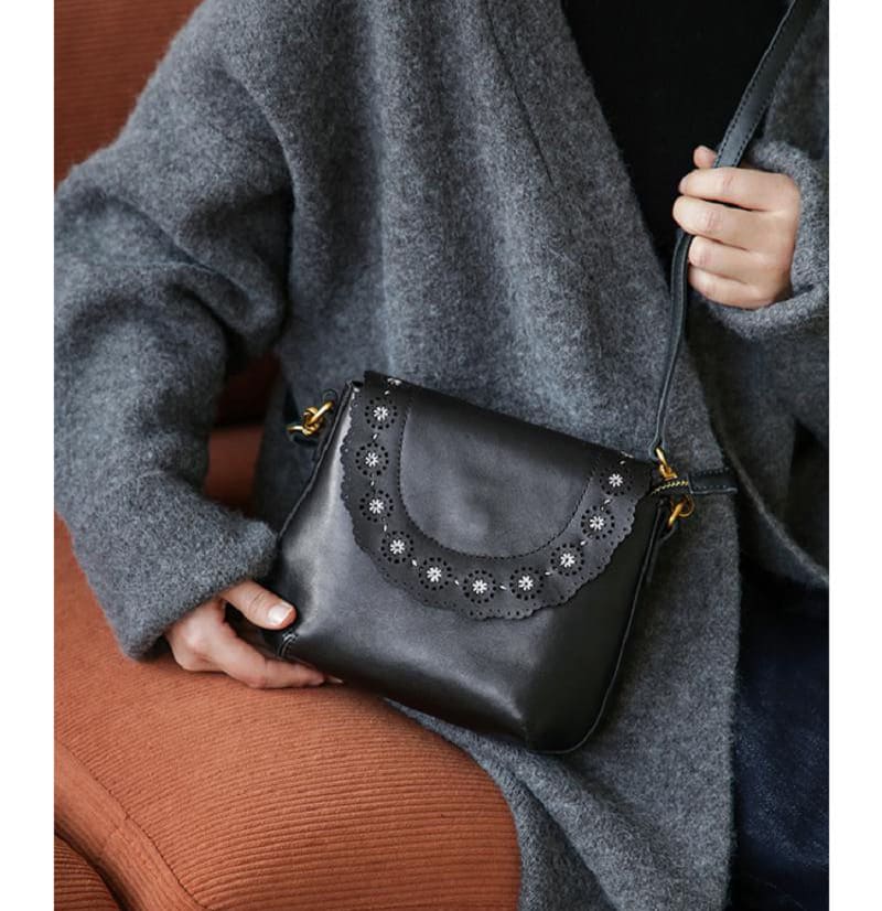 umhängetasche damen klein leder