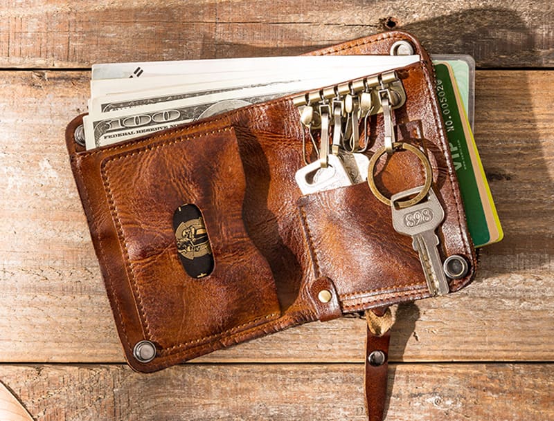 schlüsseletui druckknopf