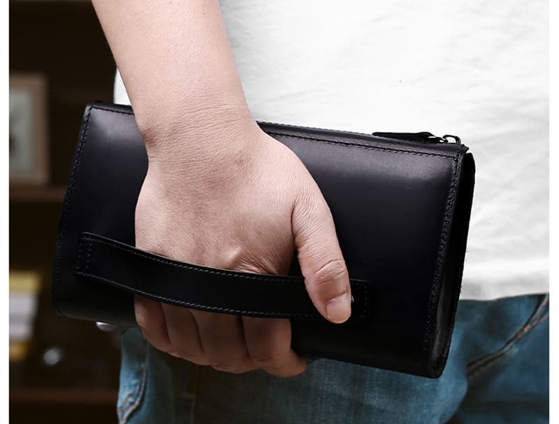 clutch herren leder