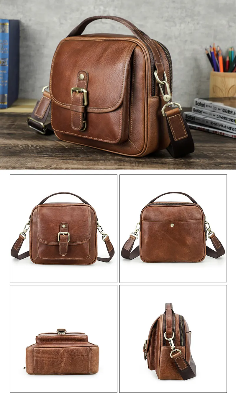 umhängetasche braun vintage