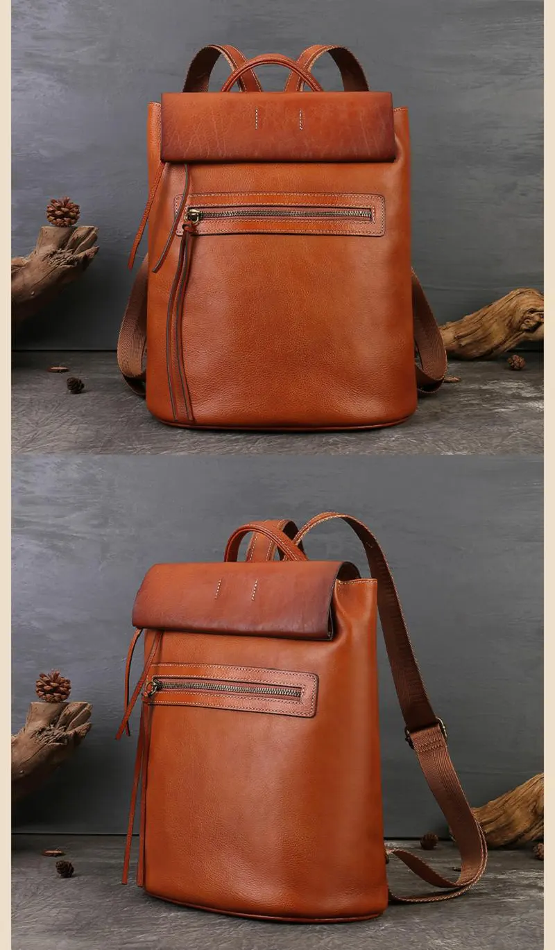 rucksack damen vintage leder