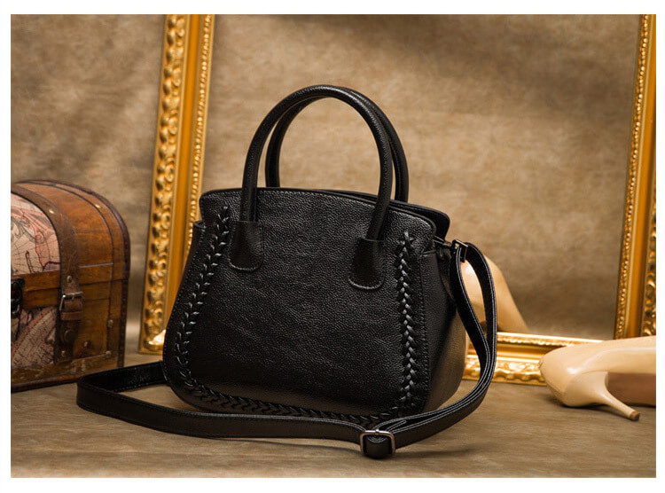 handtasche damen leder schwarz