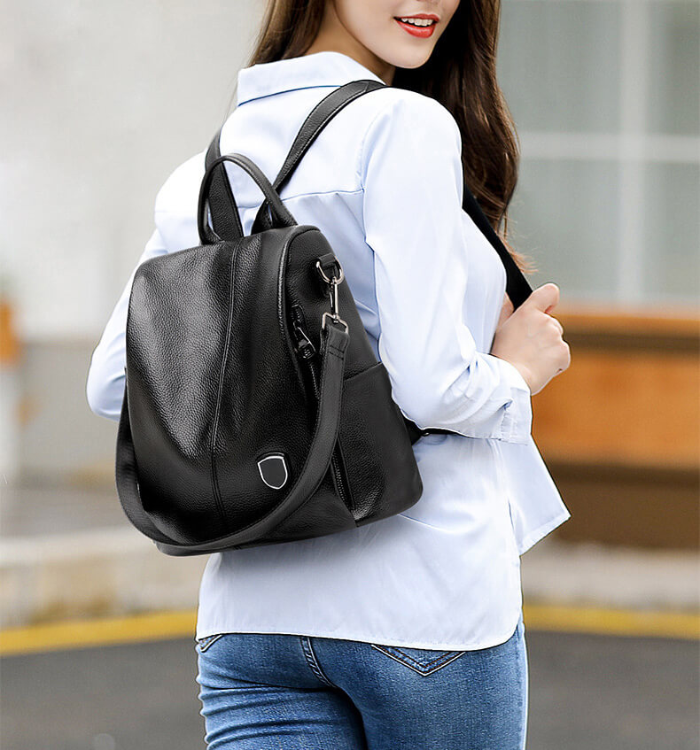 schultertasche rucksack kombination