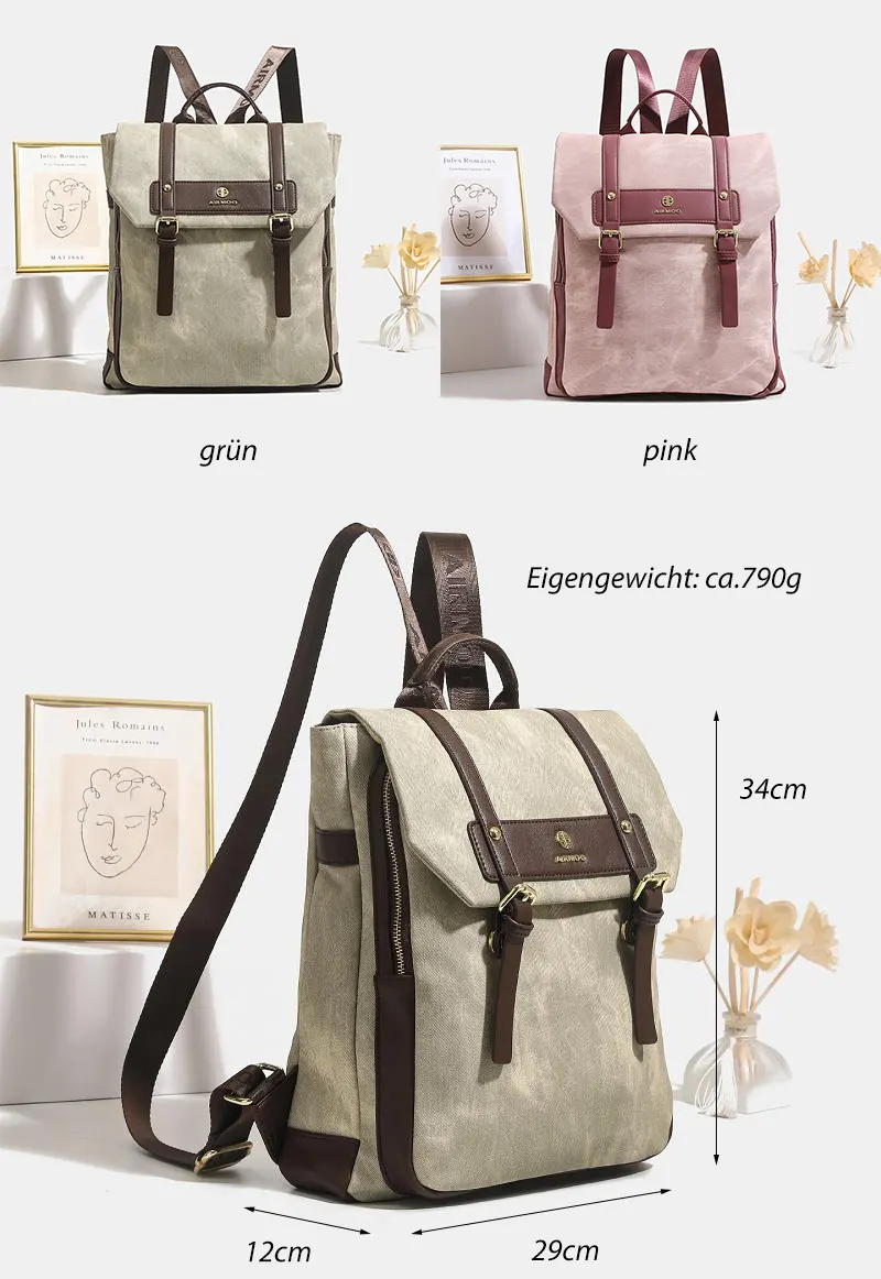 rucksack kunstleder damen