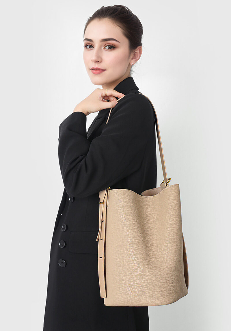 schultertasche damen leder