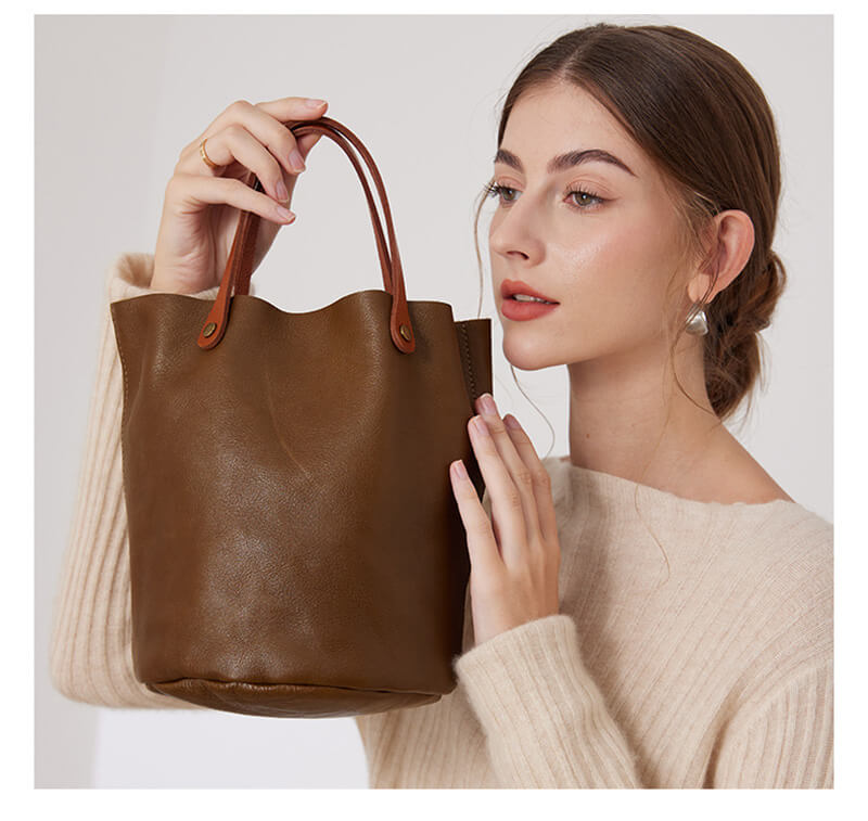 schultertasche damen leder