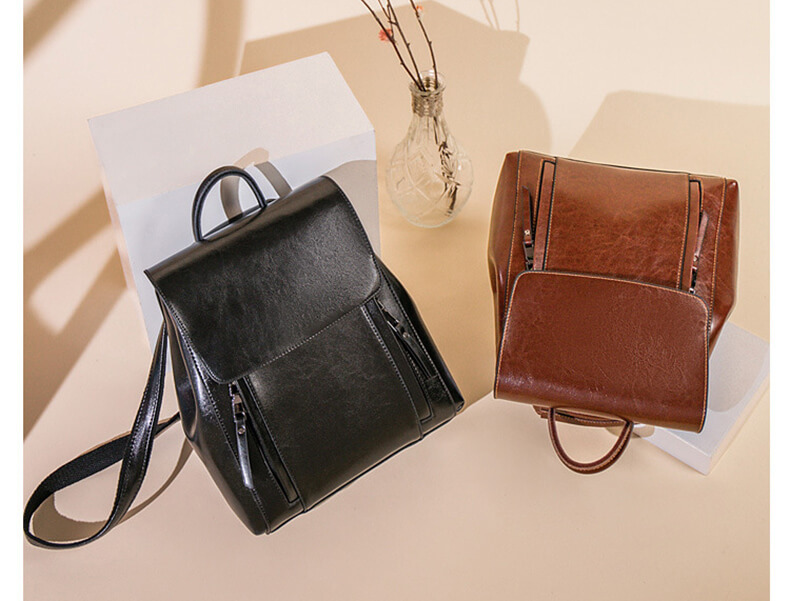 rucksack damen leder