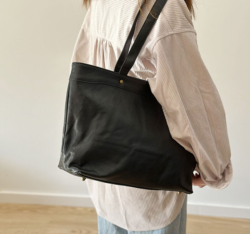 schultertasche damen leder