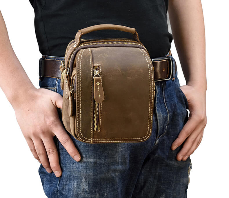 umhängetasche herren leder