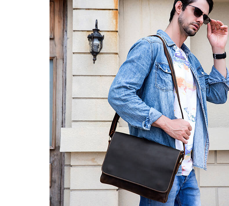 umhängetasche leder herren vintage