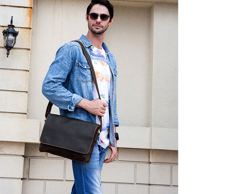 businesstasche leder vintage