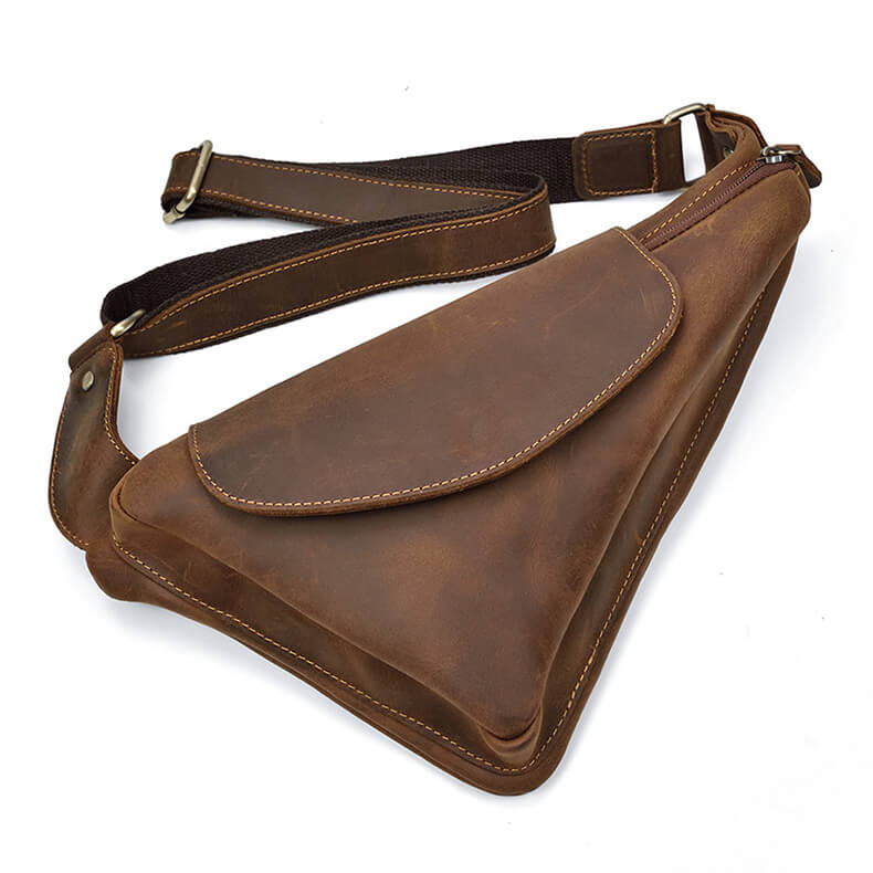 brustbeutel herren leder