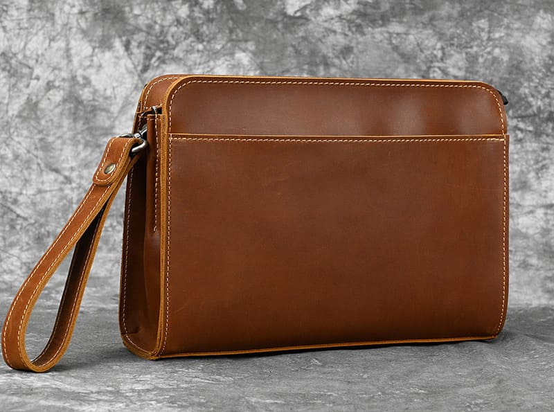 clutch herren leder