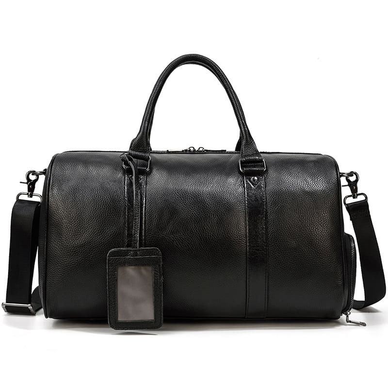 reisetasche herren leder schwarz