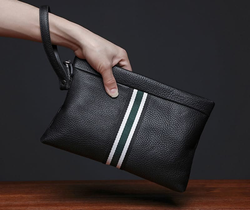 handtasche clutch schwarz
