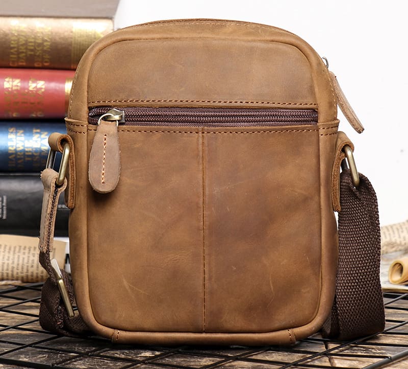 herren umhängetasche leder vintage