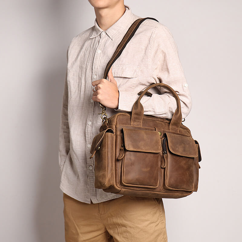 herrentaschen leder business